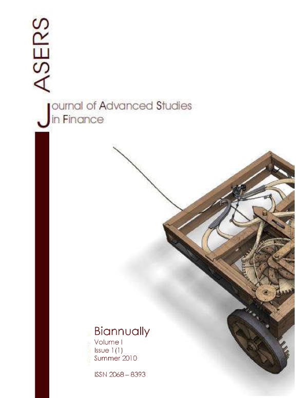 JASF Volume I Issue 1 Summer 2010