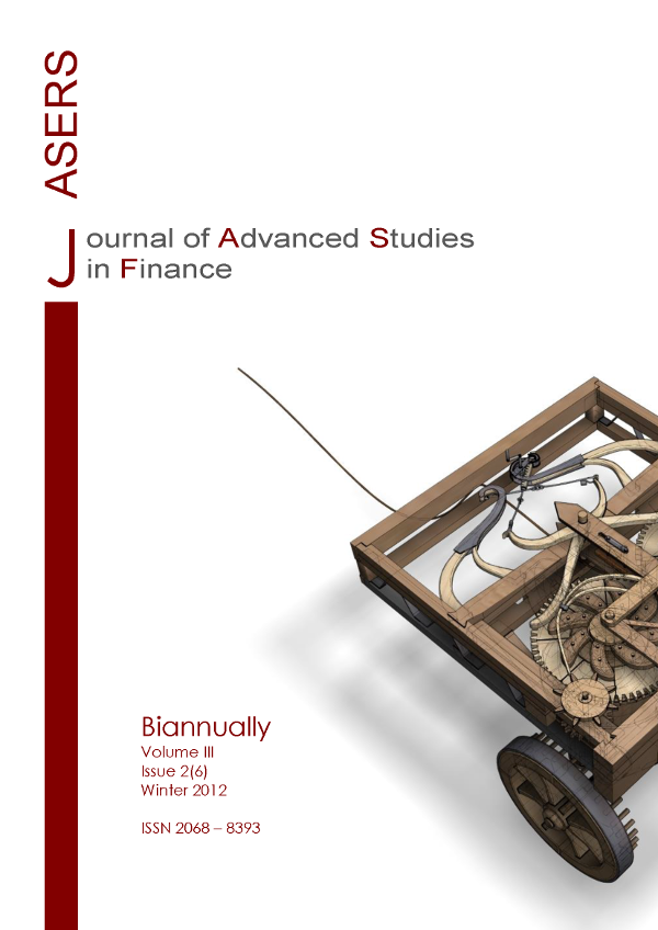 JASF Volume III Issue 2(6) Winter 2012