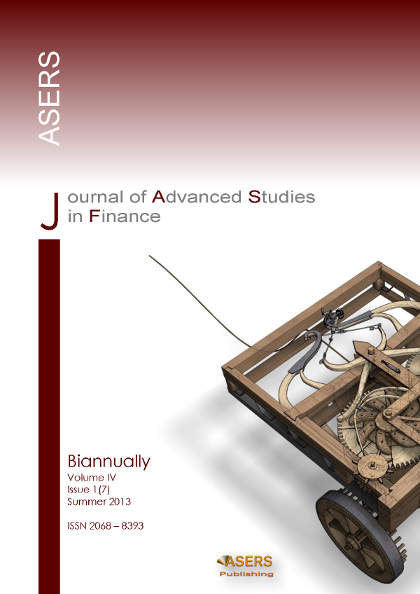 JASF Volume IV Issue 1(7) Summer 2013
