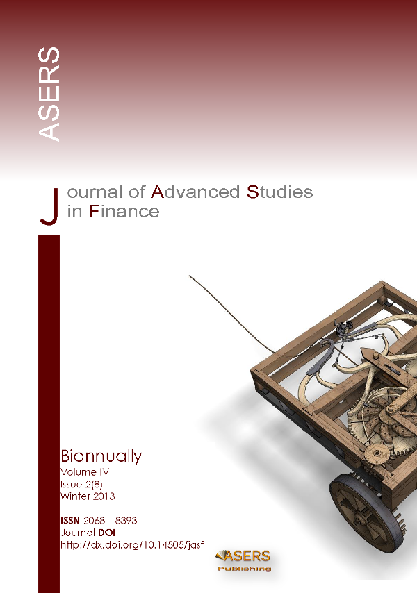 JASF Volume IV, Issue 2(8), Winter, 2013