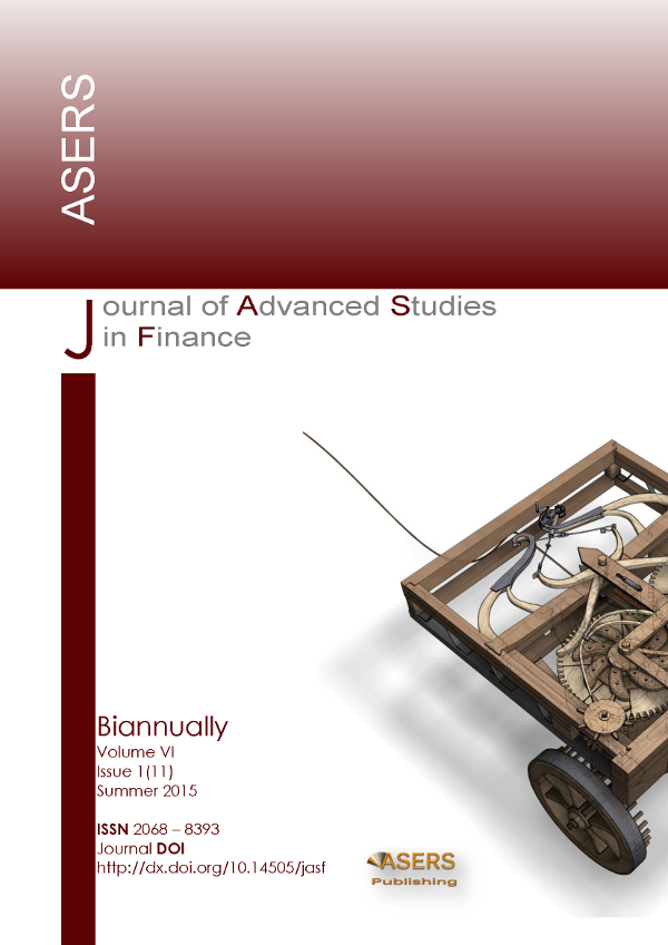 JASF Volume VI, Issue 1(11), Summer, 2015